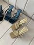 Women Slid on Square Toe High Heels